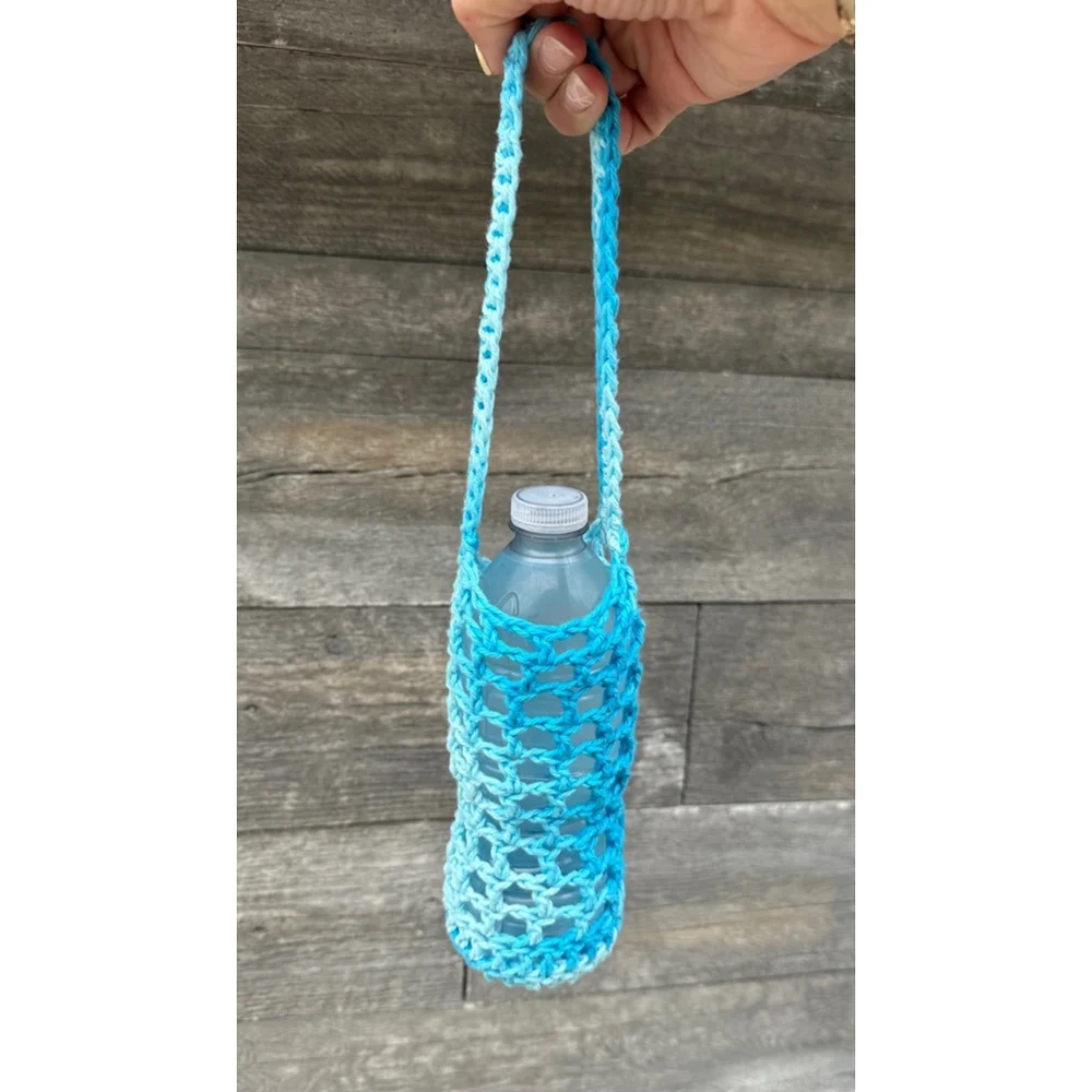 Unisex Unbranded Water Bottle Holder Blue One Size
